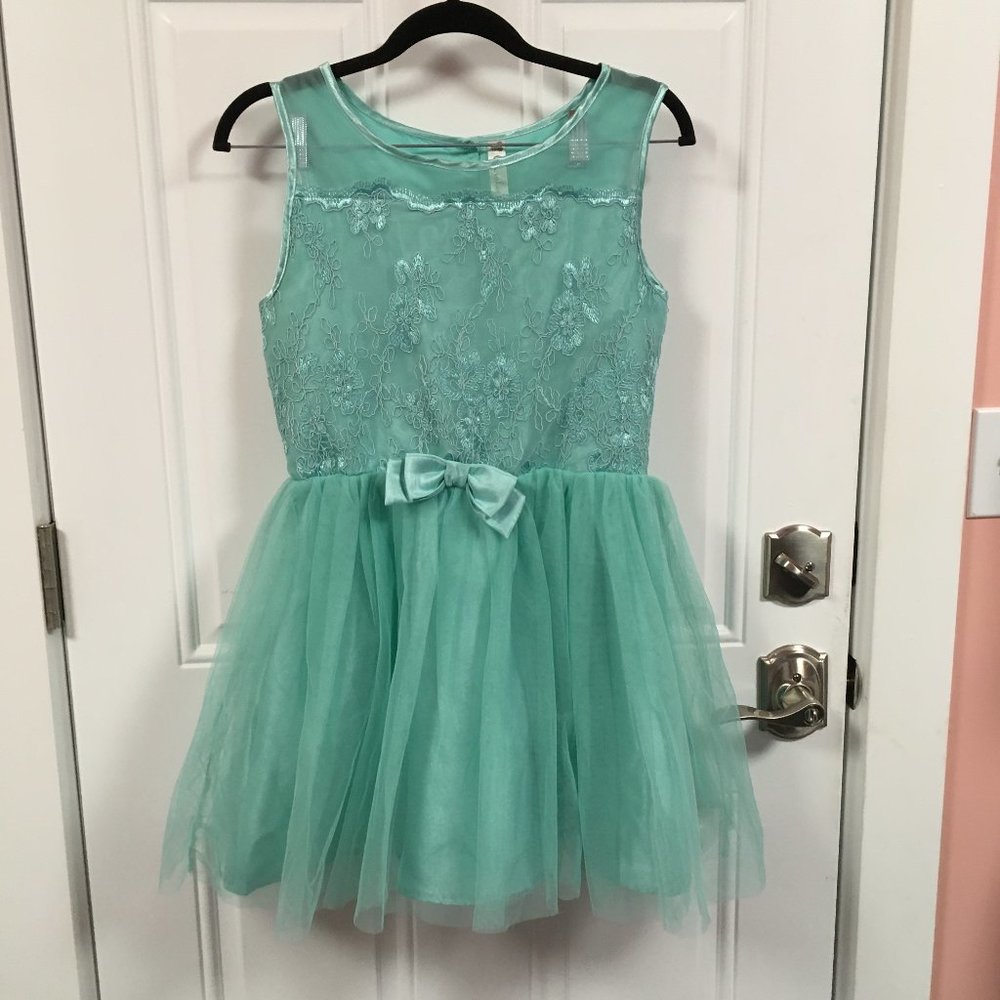 Cherokee Sleeveless Mint Green Dress - Size 14/16